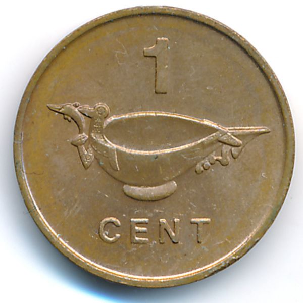 Соломоновы острова, 1 цент (1977 г.)