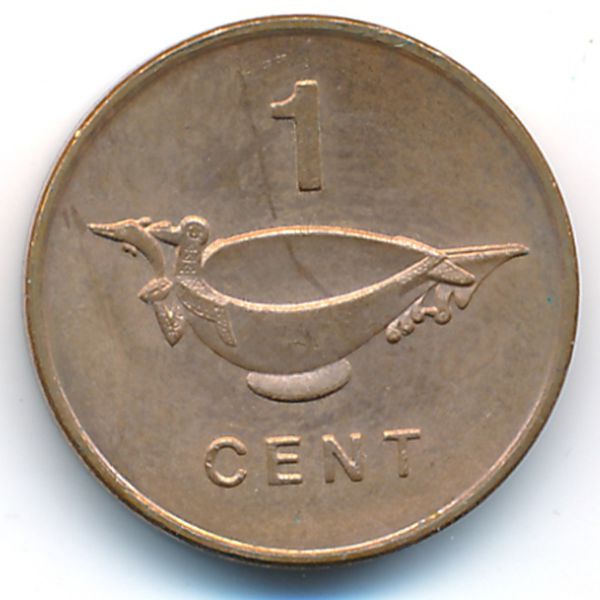 Соломоновы острова, 1 цент (1996 г.)