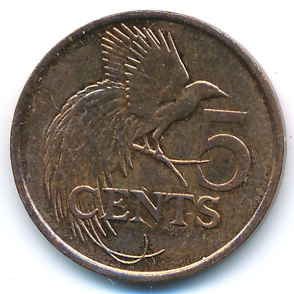Тринидад и Тобаго, 5 центов (1999 г.)