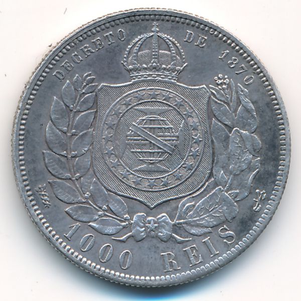 Бразилия, 1000 рейс (1888 г.)