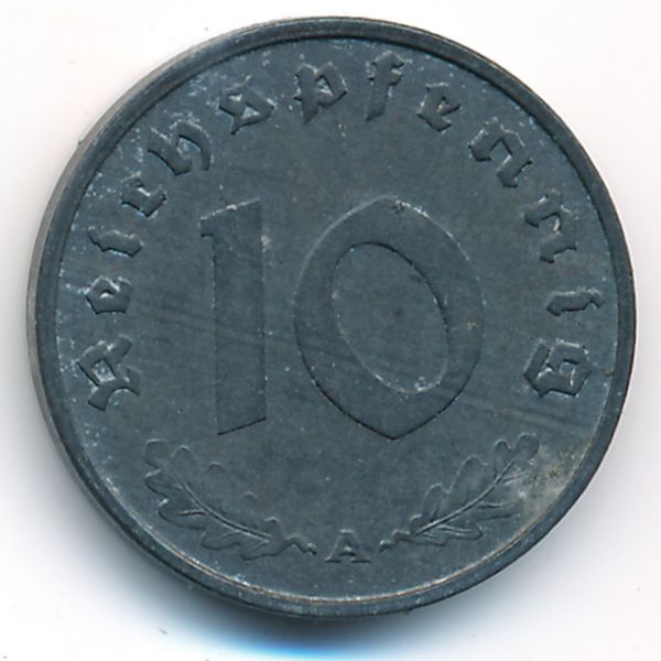 Третий Рейх, 10 пфеннигов (1948 г.)
