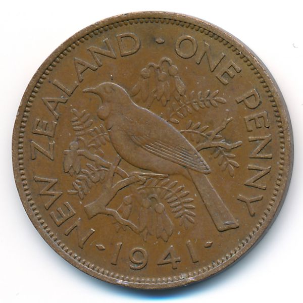 Новая Зеландия, 1 пенни (1941 г.)