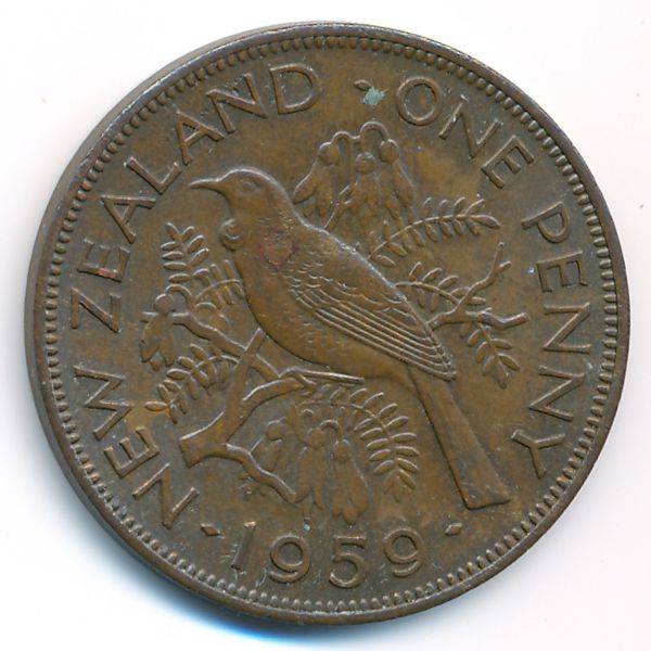 Новая Зеландия, 1 пенни (1959 г.)