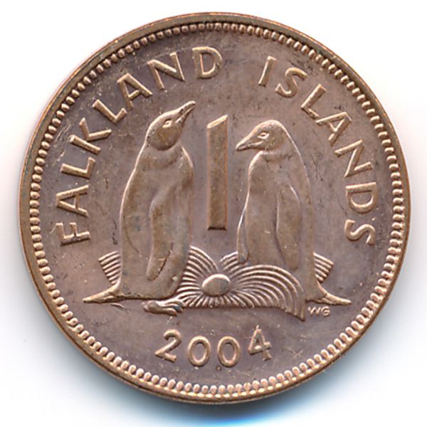 Фолклендские острова, 1 пенни (2004 г.)