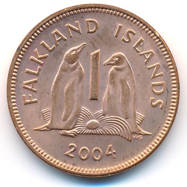 Фолклендские острова, 1 пенни (2004 г.)