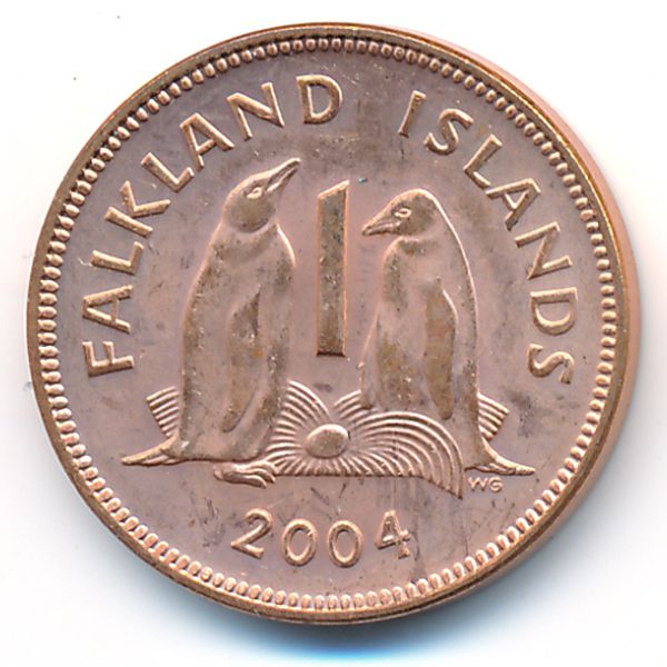Фолклендские острова, 1 пенни (2004 г.)
