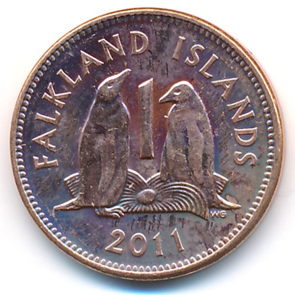 Фолклендские острова, 1 пенни (2011 г.)