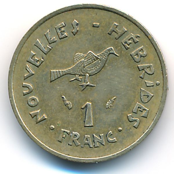 Новые Гебриды, 1 франк (1975 г.)