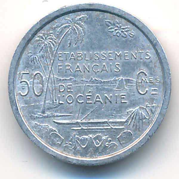 Французская Океания, 50 сентим (1949 г.)