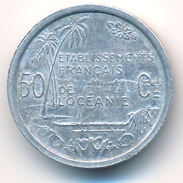 Французская Океания, 50 сентим (1949 г.)