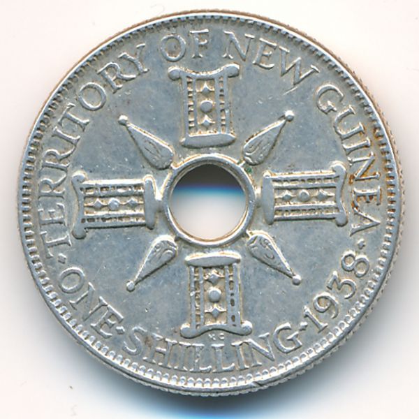 Новая Гвинея, 1 шиллинг (1938 г.)