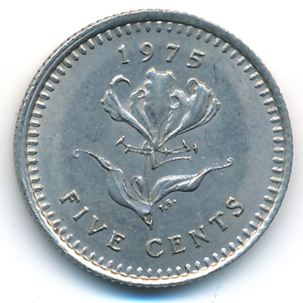 Родезия, 5 центов (1975 г.)