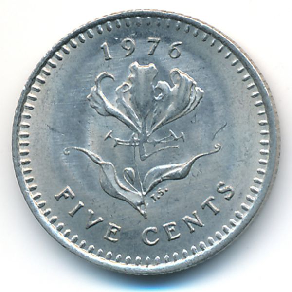 Родезия, 5 центов (1976 г.)