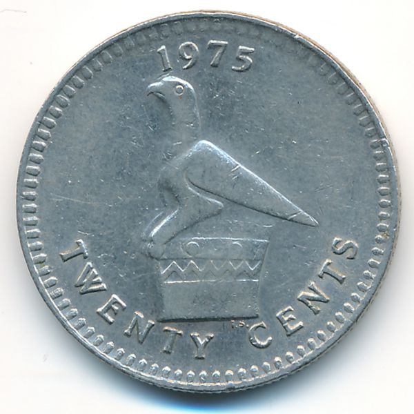 Родезия, 20 центов (1975 г.)