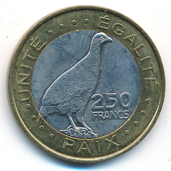 Джибути, 250 франков (2012 г.)