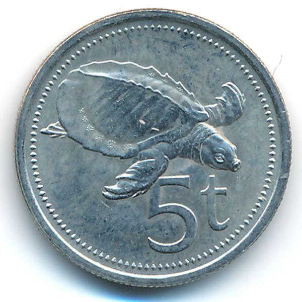 Папуа - Новая Гвинея, 5 тоа (1975 г.)