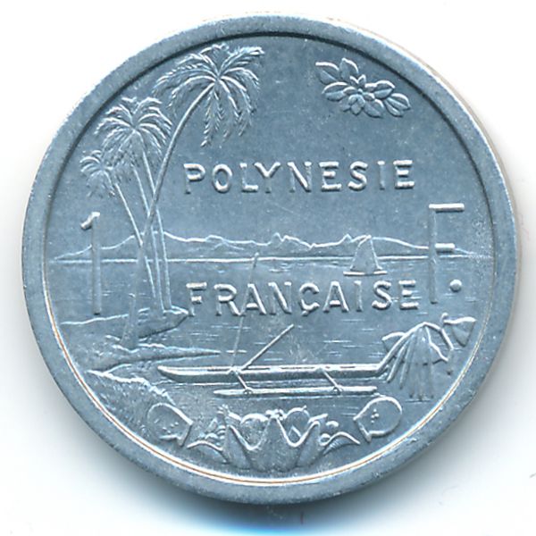 Французская Полинезия, 1 франк (1965 г.)