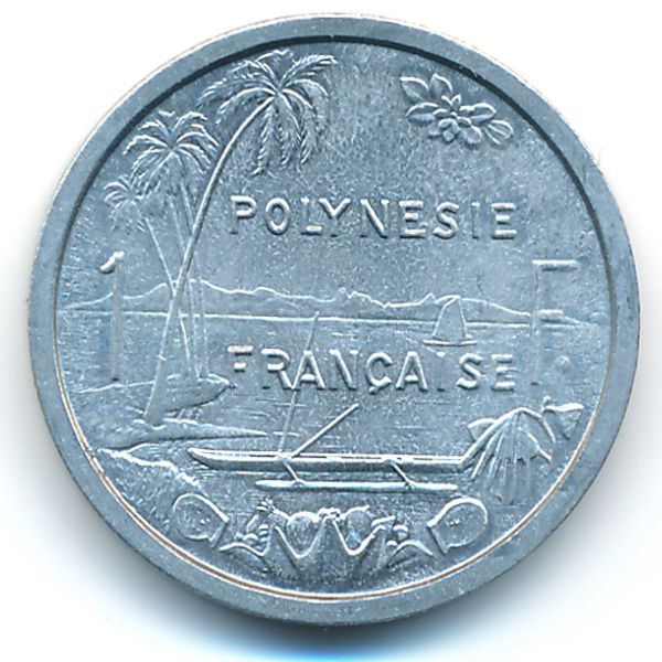 Французская Полинезия, 1 франк (1975 г.)