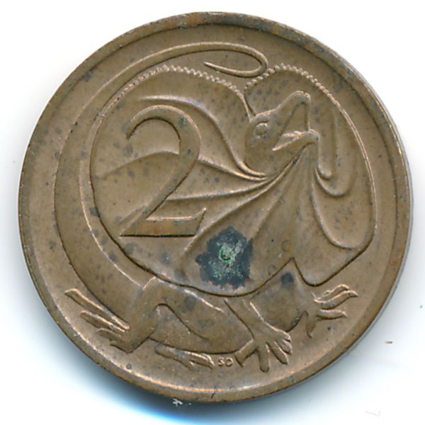 Австралия, 2 цента (1977 г.)