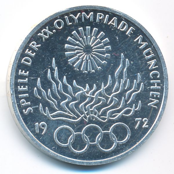 ФРГ, 10 марок (1972 г.)