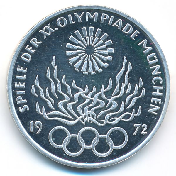 ФРГ, 10 марок (1972 г.)