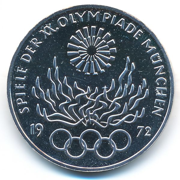 ФРГ, 10 марок (1972 г.)