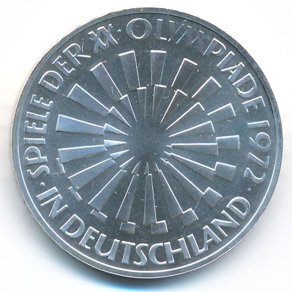 ФРГ, 10 марок (1972 г.)