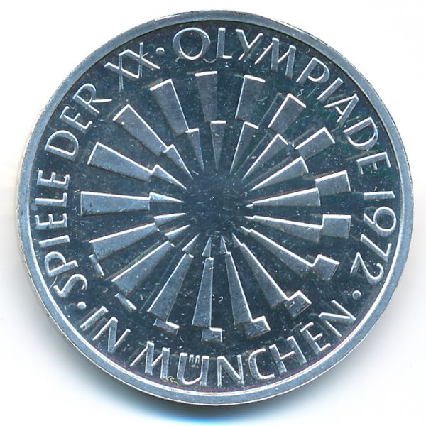 ФРГ, 10 марок (1972 г.)