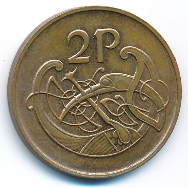Ирландия, 2 пенса (1982 г.)