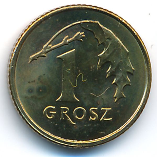 Польша, 1 грош (2013 г.)