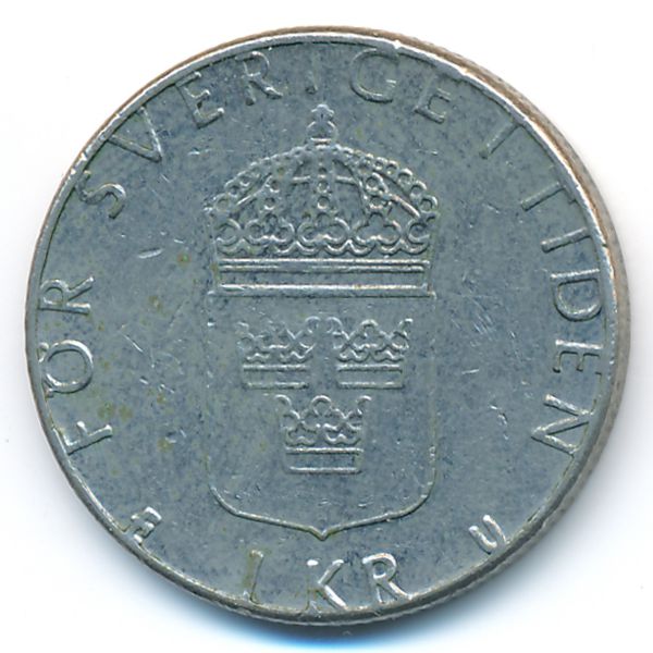 Швеция, 1 крона (1978 г.)