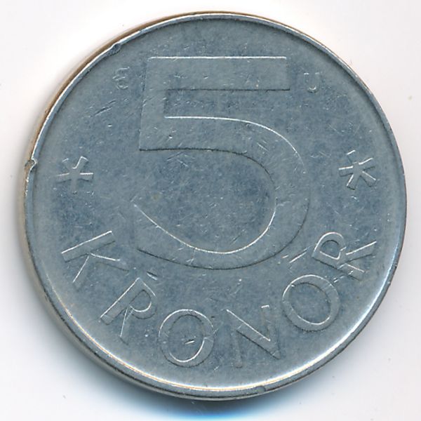 Швеция, 5 крон (1983 г.)