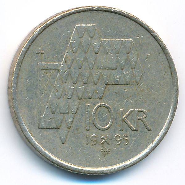 Норвегия, 10 крон (1995 г.)