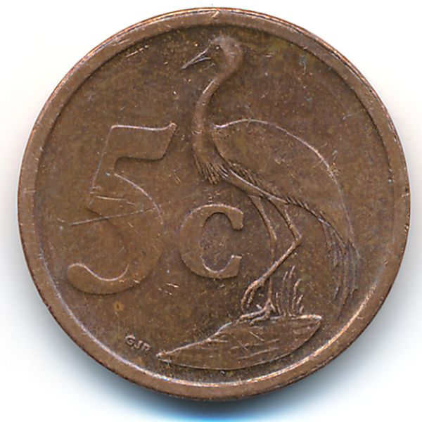 ЮАР, 5 центов (2007 г.)