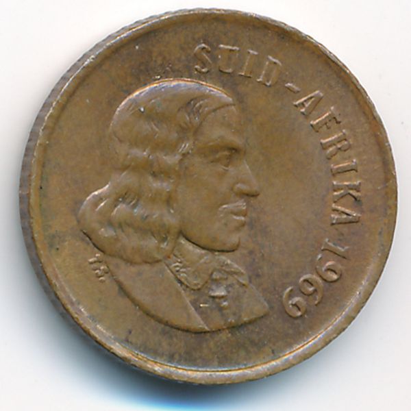 ЮАР, 1 цент (1969 г.)