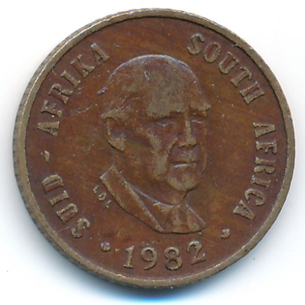 ЮАР, 1 цент (1982 г.)