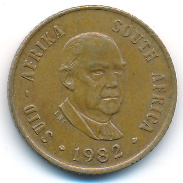 ЮАР, 1 цент (1982 г.)