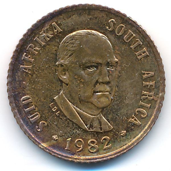 ЮАР, 1 цент (1982 г.)