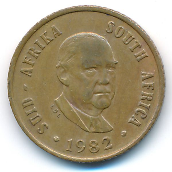 ЮАР, 1 цент (1982 г.)
