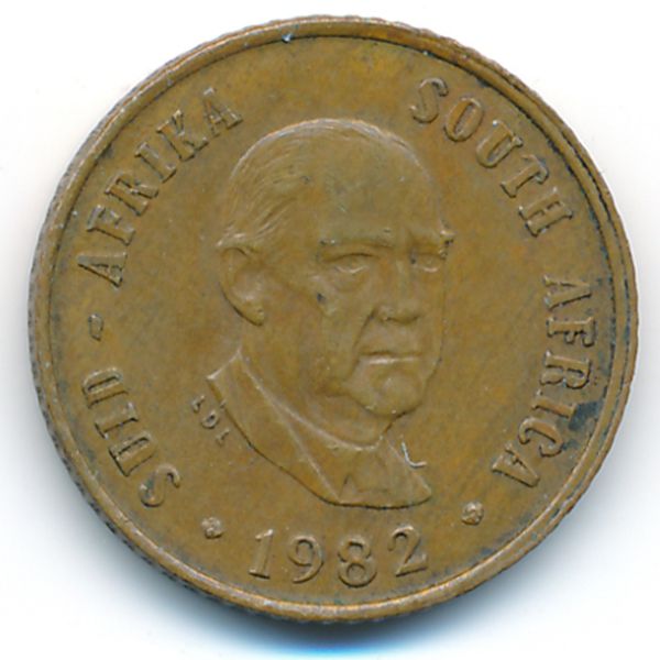 ЮАР, 1 цент (1982 г.)