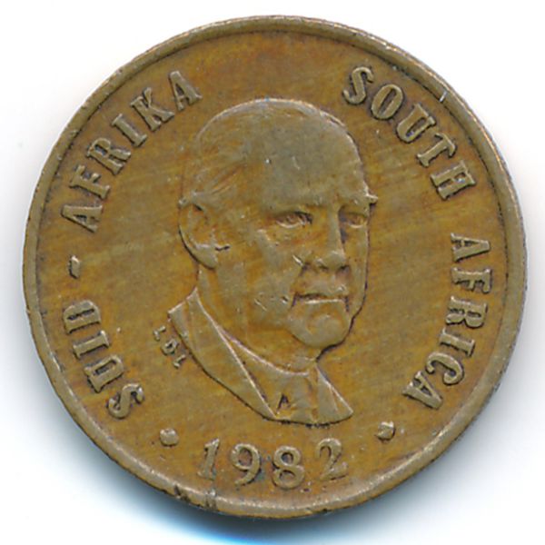 ЮАР, 1 цент (1982 г.)