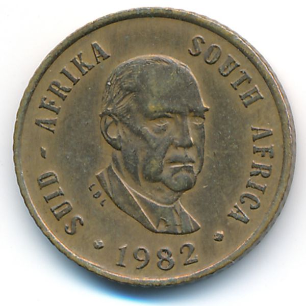 ЮАР, 1 цент (1982 г.)