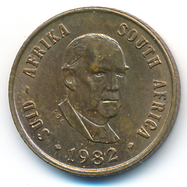 ЮАР, 1 цент (1982 г.)