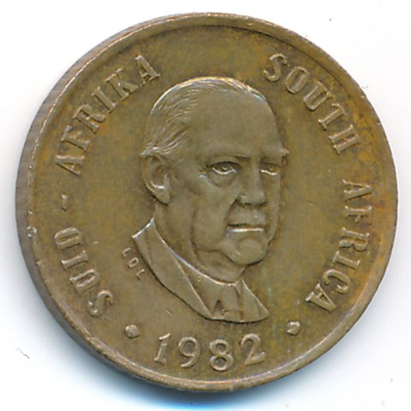 ЮАР, 1 цент (1982 г.)
