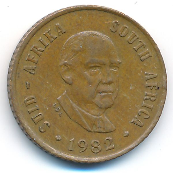 ЮАР, 1 цент (1982 г.)