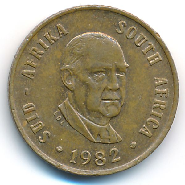 ЮАР, 1 цент (1982 г.)