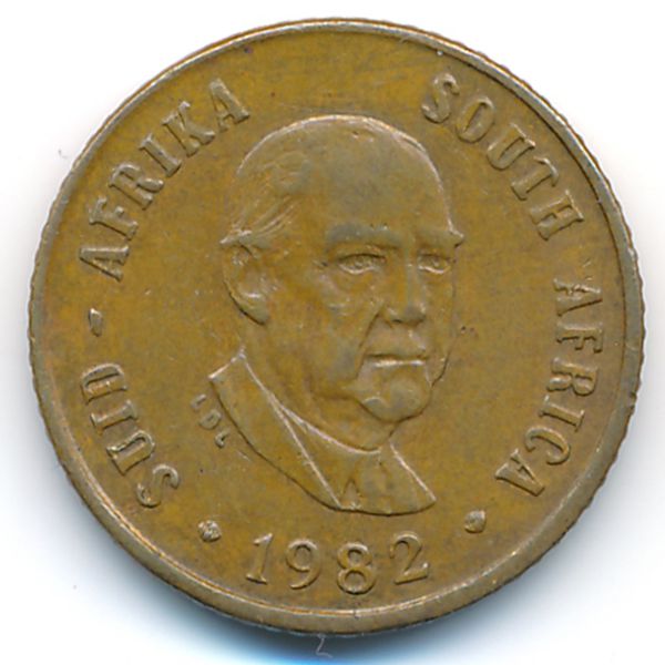 ЮАР, 1 цент (1982 г.)