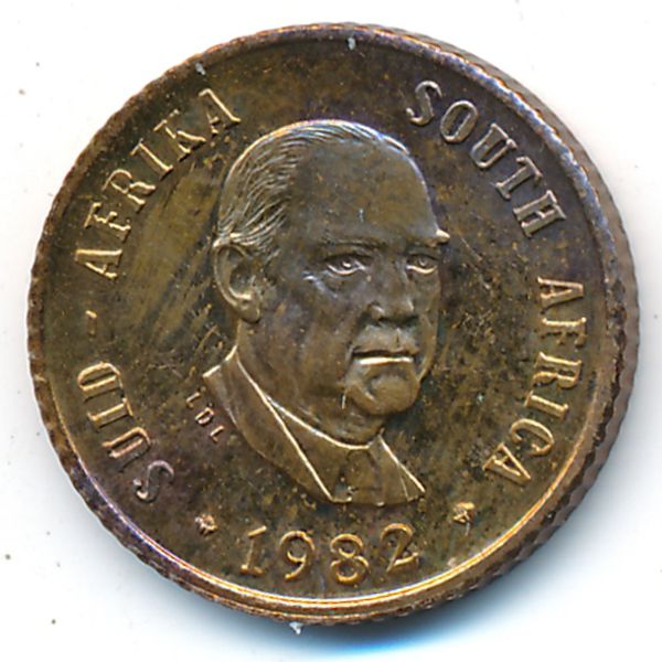 ЮАР, 1 цент (1982 г.)
