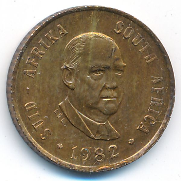 ЮАР, 1 цент (1982 г.)