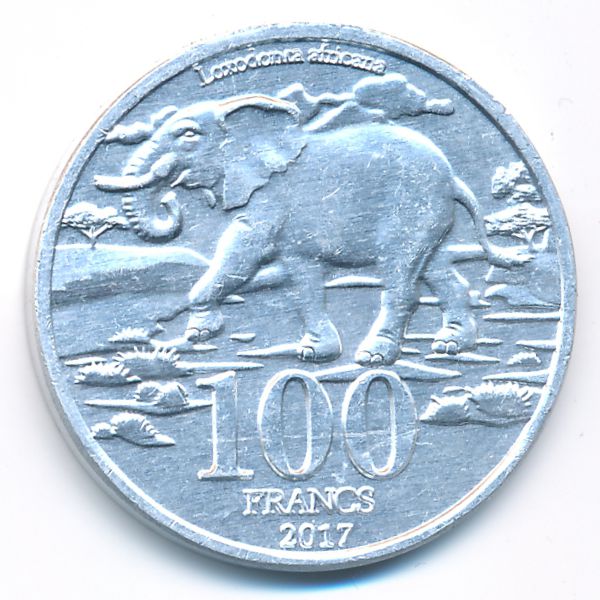 Катанга., 100 франков (2017 г.)